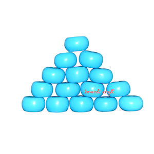 Chunky fait main bleu artisanat résine perle personnalisé - Product Image 3