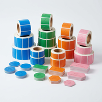 Autocollants adhésifs en PVC écologiques, durables, thermosensibles, imprimés en couleur, logo personnalisé pour les boissons, l'eau minérale