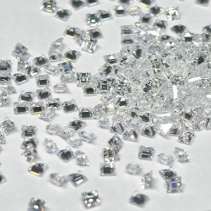 Trapezoid Clear Cubic Zirconia Gemstone 5ASPG Cut For Jewelry Making - Product Image 4