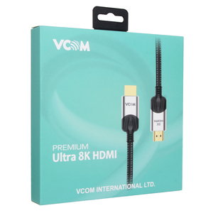 VCOM Braided 8K 60Hz HDMI <strong>Cable</strong> 48Gbps HDR <strong>Ethernet</strong> HDTV Monitor Cord eARC for <strong>Gaming</strong> Setup Professional Studio - Product Image 6