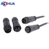 Cable de Alimentación AOHUA 20A M25, 2, 3 y 4 Cables, Conectores LED Macho y Hembra a Prueba de Agua, Sistema de Alimentación, Cable de Extensión