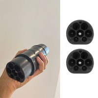 Nouvel adaptateur de chargeur AC 32A 1 phase 7KW IEC 62196-2 Type 2 EV pour voitures électriques convertit l'adaptateur de voiture électrique GBT convertisseur ca