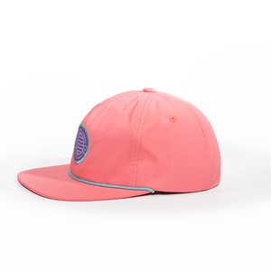 Gorras Snapback OEM con Logotipo Personalizado, 5 Paneles, Visera Plana, Deportivas, de Golf, con Bordado de Nailon y Cuerda - Product Image 2