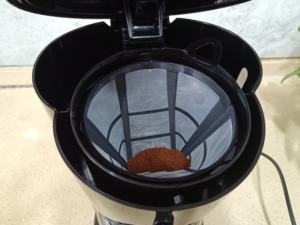 Machine à café <span class=keywords><strong>électrique</strong></span> de haute qualité, capacité de 1 L, pour usage familial, compatible <span class=keywords><strong>avec</strong></span> <span class=keywords><strong>filtre</strong></span> <span class=keywords><strong>permanent</strong></span> ou <span class=keywords><strong>filtre</strong></span> en papier 1*4, en noir - Product Image 6