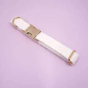 <span class=keywords><strong>Collar</strong></span> de Perro Personalizado con Hebilla de Metal, Collares Personalizados para Mascotas con Nombre y Número de Teléfono, Collares de Invierno de Lana para Cachorros - Product Image 3