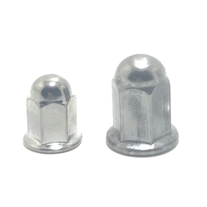 Tuerca de acero inoxidable 316, M3, m4, m5, DIN1587, cúpula de corona hexagonal, tapa de acorn, m8 - Product Image 1