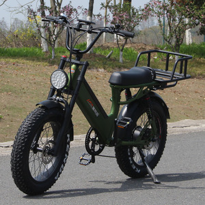 Bicicleta Eléctrica Fat Bike al por Mayor con Batería de Litio de 48V 1000W, Cuadro de Acero, Motor en Rueda, Neumático de Montaña, Asiento Tipo Banana y Certificación CE - Product Image 2