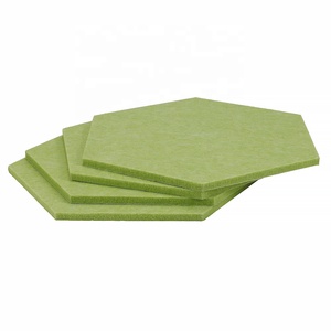Vente chaude 9mm 10mm 12mm RPET Panneau de <span class=keywords><strong>feutre</strong></span> acoustique pour Textiles de maison <span class=keywords><strong>Feutre</strong></span> pour animaux de compagnie non tissé <span class=keywords><strong>vert</strong></span> coloré - Product Image 5