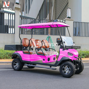 Kendaraan Golf Listrik Mewah 4-Kursi Legal di Jalan Raya dengan Kecepatan Rendah dan Baterai 48v Baru - Product Image 2