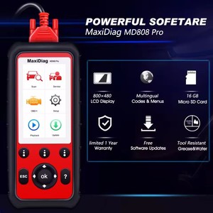 MaxiDiag MD808 Pro All System OBD2 Auto Scanner strumento diagnostico <span class=keywords><strong>OBD</strong></span> 2 Auto diagnostica Scanner Eobd Automotivo scansione Auto - Product Image 5