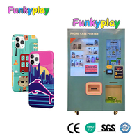 Funkyplay Planes flexibles Máquina expendedora automática Alquiler de monitoreo remoto Funda de teléfono para empresarios con función SDK