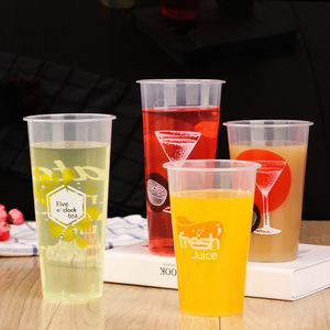 Vasos de Plástico Desechables Ecológicos con Logotipo Personalizado, Cuadrados, de PP/PE, de 8oz, 10oz, 12oz y 16oz, con Tapas Transparentes para Té con Leche, Café y Jugos - Product Image 3