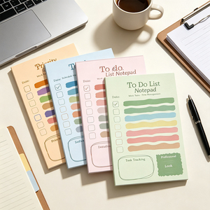 Bloc-notes de liste de tâches SK, blocs-notes colorés, logo personnalisé, approvisionnement en gros - Product Image 2
