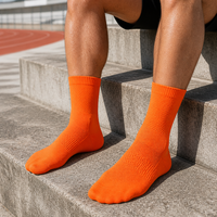 Chaussettes de sport respirantes en maille avec soutien de la voûte plantaire, personnalisables avec logo OEM, pour la course à pied, conçues par une usine avec 20 ans d'expérience, pour les revendeurs d'équipes