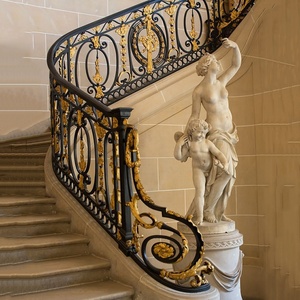 Rampe d'<span class=keywords><strong>escalier</strong></span> moderne en <span class=keywords><strong>fer</strong></span> <span class=keywords><strong>forgé</strong></span>, best-seller 2015, design polyvalent pour l'extérieur, utilisable sur les balcons, les escaliers, les villas, les centres commerciaux - Product Image 3