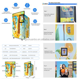 Distributeur automatique de jus d'orange frais Chuanbo Technology, paiement par carte de crédit, livraison <span class=keywords><strong>express</strong></span> de jus de fruits dans les centres commerciaux et parcs - Product Image 3