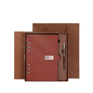 Nouveau produit 2025 – Coffret cadeau d'affaires de luxe : Carnet A5, stylo et bouteille d'eau – Fournitures de bureau et de festival – Coffret cadeau d'entreprise - Product Image 5