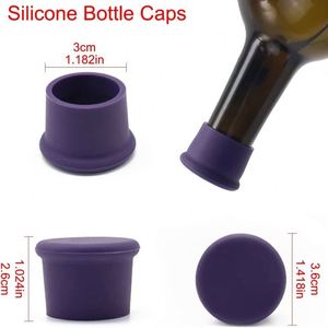 Bouchon de bouteille de vin personnalisé en liège, étanche, en silicone de qualité alimentaire avec alliage de zinc pour votre jour spécial - Product Image 6