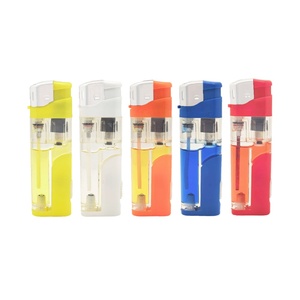 Encendedor Electrónico <span class=keywords><strong>de</strong></span> Butano <span class=keywords><strong>de</strong></span> Plástico Personalizado, Económico, con LED, para Fumar, Gran Venta en Hunan 2026 - Product Image 1
