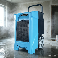 Déshumidificateur portable AONE-90L électronique, capacité de 90 L/jour, arrêt automatique, fonctionnement silencieux, couverture de 1500 pieds carrés pour les sous-sols