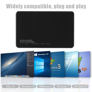 Taşınabilir harici sabit disk muhafaza USB 2.0 sabit disk muhafazası için 2.5 "SATA HDD <span class=keywords><strong>SSD</strong></span> - Product Image 3