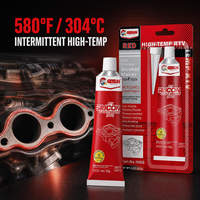 Getsun 85g Mastic d'étanchéité RTV silicone flexible pour joints de moteur automobile, résistant aux températures intenses et aux températures intermittentes