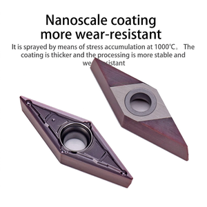 Inserto de Carburo de Rutenio ECL con Recubrimiento de TiN para Torneado de Roscas en Tornos CNC para Corte de Metales - Product Image 2