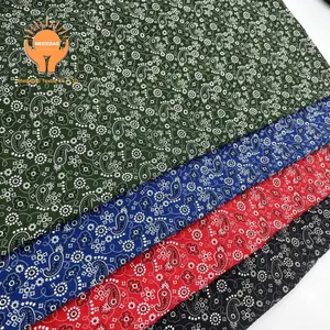 Wholesale High Quality Polyester Fabric Waist Flower Korean Silk Plain Printing For Women's Dress Shirts Blouses