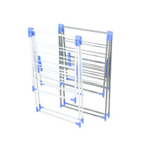 Séchoir à linge pliable portable de bonne qualité pour intérieur et extérieur, support de séchage pour vêtements et manteaux