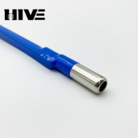 HIVE Tiges de redressement de manche de guitare multi-spécifications, à double action, avec levier de réglage bleu bidirectionnel