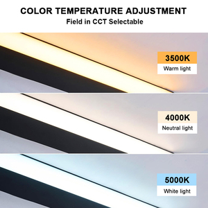 Hiện đại ul trong nhà CCT có thể điều chỉnh bề mặt gắn đèn Chùm Mặt dây chuyền plafonnier Đèn Chiếu Sáng lịch thi đấu LED tuyến tính ánh sáng Trần - Product Image 2