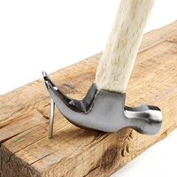 Martillo de Seguridad Antivibración, Forjado, Cabeza de Acero con Alto Contenido de Carbono, Mango de Madera, Herramienta de Reparación y Bricolaje, Venta al Por Mayor, 16oz 20oz 24oz