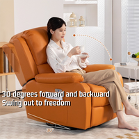 Moderne Luxus Liege Funktionale Sofa Anzug Möbel Wohnzimmer Handbuch Einziehbare Leders ofa Liege