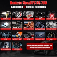 Escáner de Diagnóstico Universal para Automóviles 2026 NS706, Herramienta de Diagnóstico OBD2 de Sistema Completo con 1 Año de Garantía