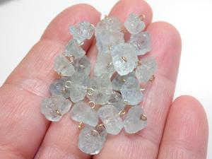 Collar de Aguamarina Natural para mujer, joyería de piedras preciosas, regalo de March, piedra de nacimiento, colgante de cuentas de cristal - Product Image 2