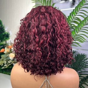 Perruque à franges en cheveux 100% vierges brésiliens, densité 250%, Super Double Drawn, lots pour grossistes, perruques, frontals, closures, fournitures - Product Image 5
