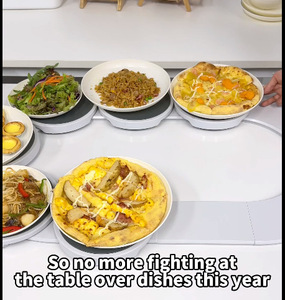 Đa chức năng mở rộng hình bầu dục hình dạng lười biếng <span class=keywords><strong>Susan</strong></span> bàn xoay đứng loại cho hình chữ nhật dài bảng và dã ngoại ngoài trời - Product Image 6