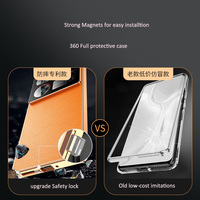 Étui de protection complet en cuir et verre trempé pour objectif d'appareil photo ZTE nubia Z60 Z50 Ultra Z50S Pro