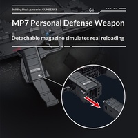Panlos 670006-21 Blocs de construction assemblés MP7M10 Pistolet mitrailleur 500 Jouet pour garçons Cadeau