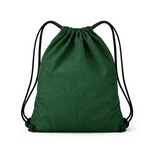 Foldable Reusable Canvas <b>Drawstring</b> Bag with Large Capacity - Product Image 1