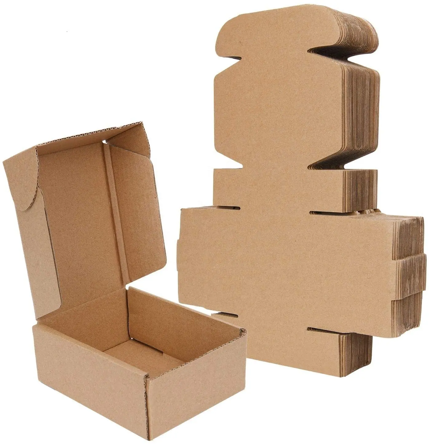 Versand kartons Bulk Verschiedene Größen Geeignet für E-Commerce-Versand Lagerung Recycelbarer Karton Flache Literatur Mailer
