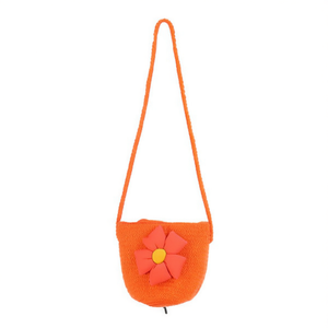 Borsa a tracolla piccola con cappello di paglia 13x10x7cm, accessorio moda da donna - Product Image 1