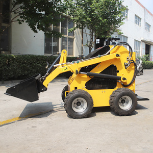 Livraison gratuite Chinois Micro Crawler Skid Steer Loader Cultivateur Rotary Tiller Loader Cheap Small Skid Steer Loaders - Product Image 4