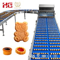 Ligne de production automatique de gâteaux moulés, ligne de formage de gâteaux décoratifs, ligne de production de gâteaux en moule 3D, équipement pour snacks