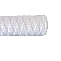 Filtre à poussière personnalisé blanchi en coton PP 1-200um utilisé pour éliminer les solides en suspension dans les liquides résistance aux acides et aux alcalis