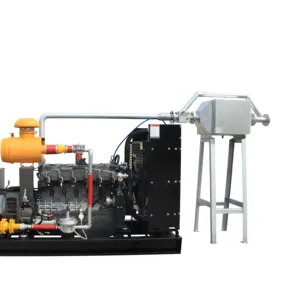 Generador de gas de 200kw, equipo de generación de gas para planta de fabricación, generador de gas refrigerado por agua