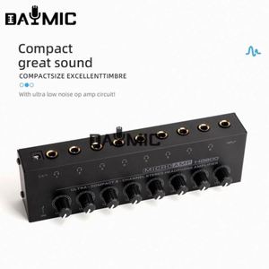 แอมพลิฟายเออร์หูฟัง 8 ช่องสัญญาณ รุ่น Factory 1 Input 8 Outputs ตัวขยายเสียงสเตอริโอโลหะขนาดเล็ก ตัวแยกสัญญาณหูฟังแบบมินิ สำหรับมอนิเตอร์ - Product Image 3