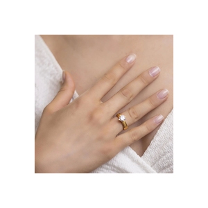 Anillo Solitario de Oro de 22 Quilates 3234, Colgantes y Dijes Finos - Product Image 1
