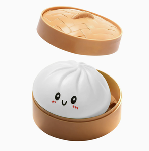 Juguete Sensorial Antiestrés de Peluche con Forma de Bollo al Vapor, de Rebote Lento <span class=keywords><strong>y</strong></span> Realista, Caja Sorpresa con Expresiones, para Niños - Product Image 6