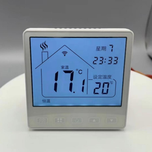 Cabezal de termostato inteligente WiFi, controlador de temperatura <span class=keywords><strong>Digital</strong></span> Flexible para accesorios de suelo de radiador para uso en apartamentos - Product Image 1